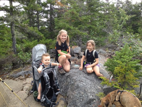 We enjoyed some snacks and water at the official summit marker