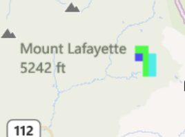 We are about 5 miles east of this