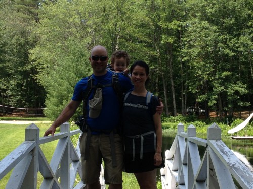 Small footbridge near the end