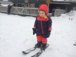 Alex’s first moments on&nbsp;skis!